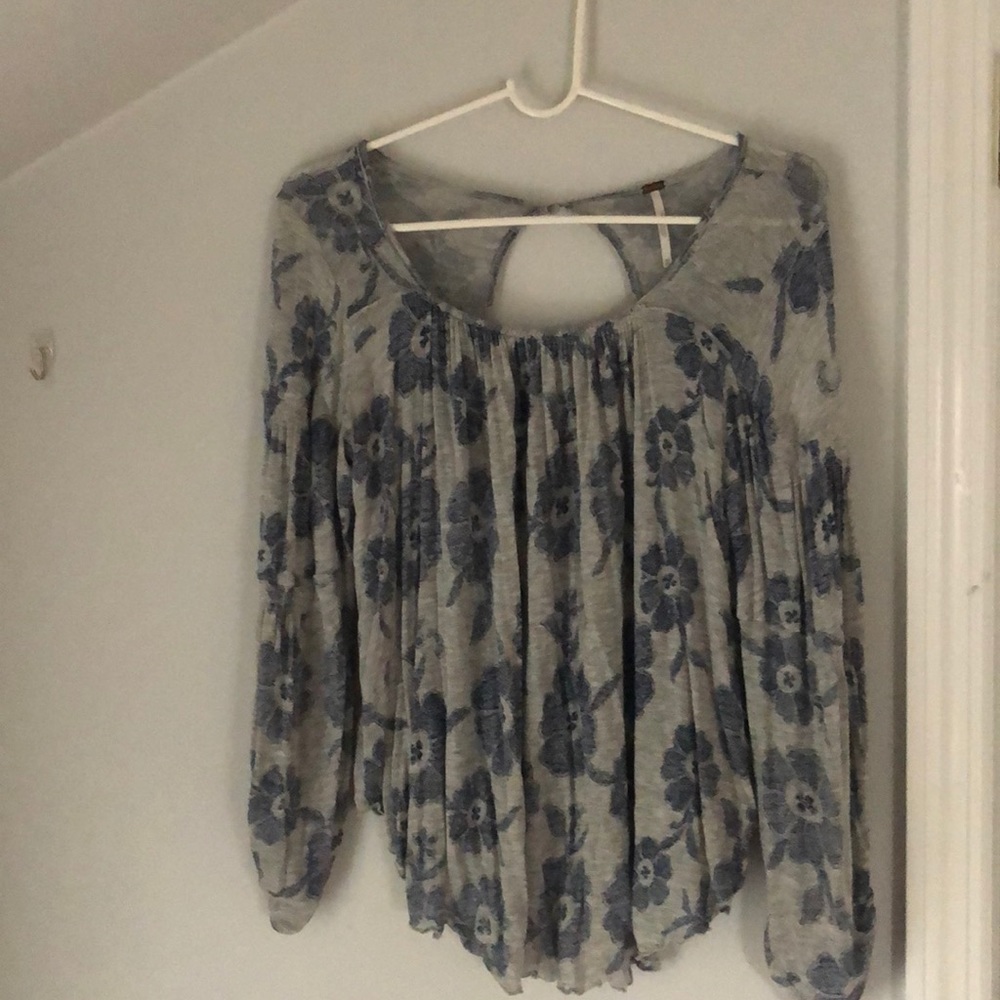 Free People floral shirt